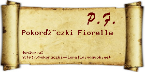 Pokoráczki Fiorella névjegykártya